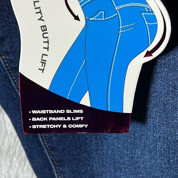 Modaxpress back panel lift stretchy jeans size 11/12 - Picture 5 of 14